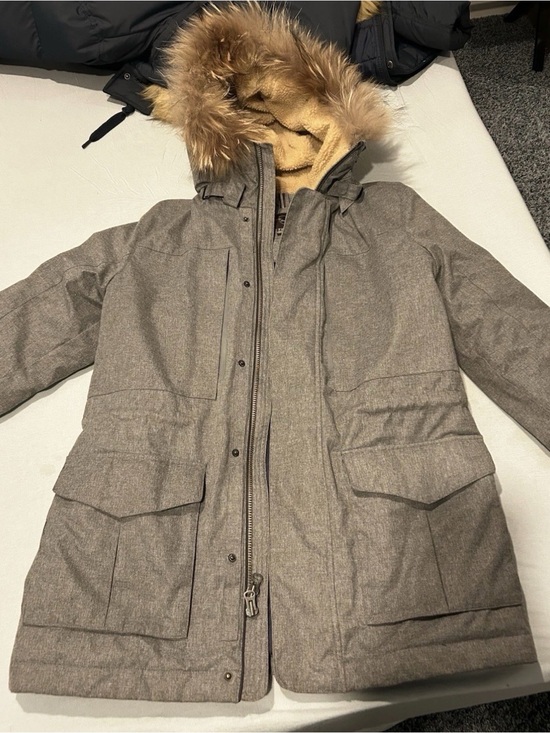 Black Brown 1826 Other - Men’s M Black Brown 1826 Grey Winter Parka - Raccoon Fur Hood - Great Condition
